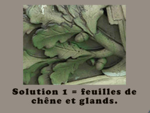 Détail solution 1, Glands.