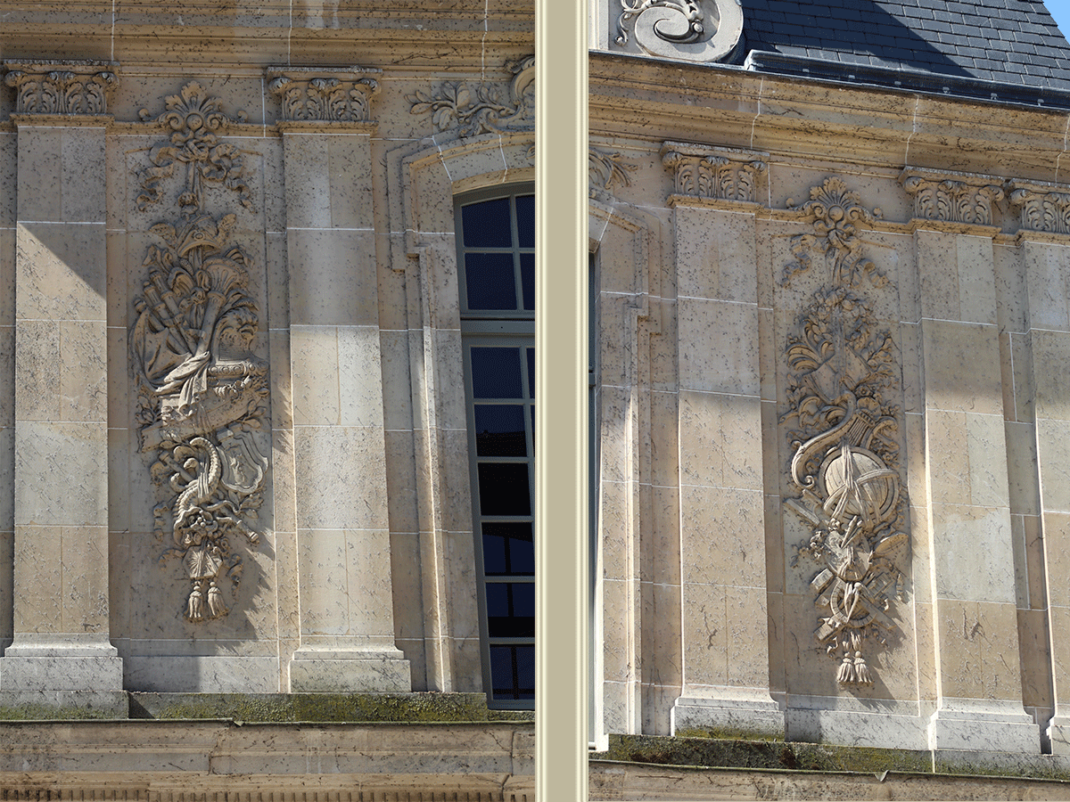 Côté cour de la Victoire. Musée Carnavalet, 23 rue de Sévigné.