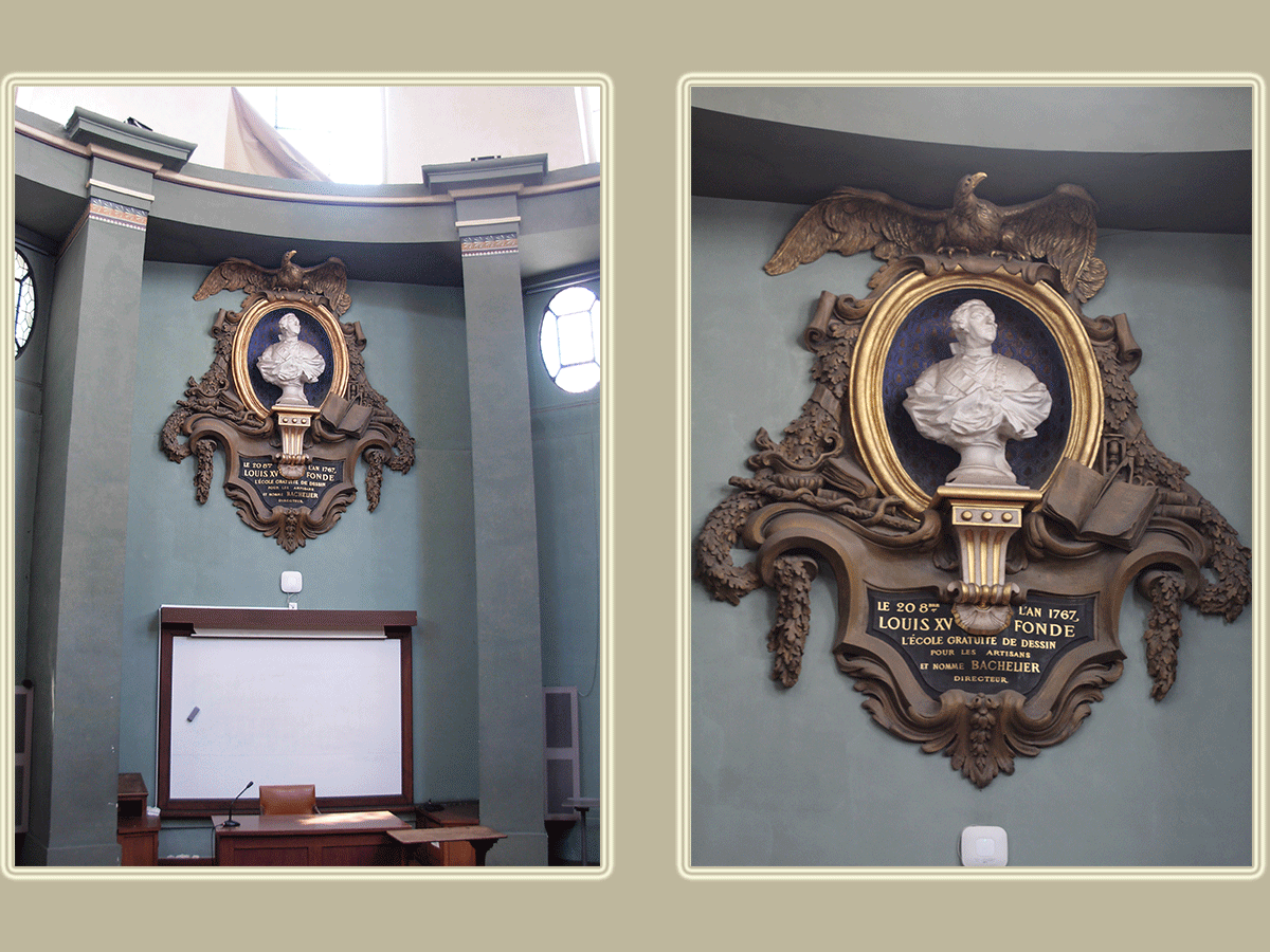 Dôme de l’ancienne Confrérie des chirurgiens, 5 rue de l'Ecole de Médecine.