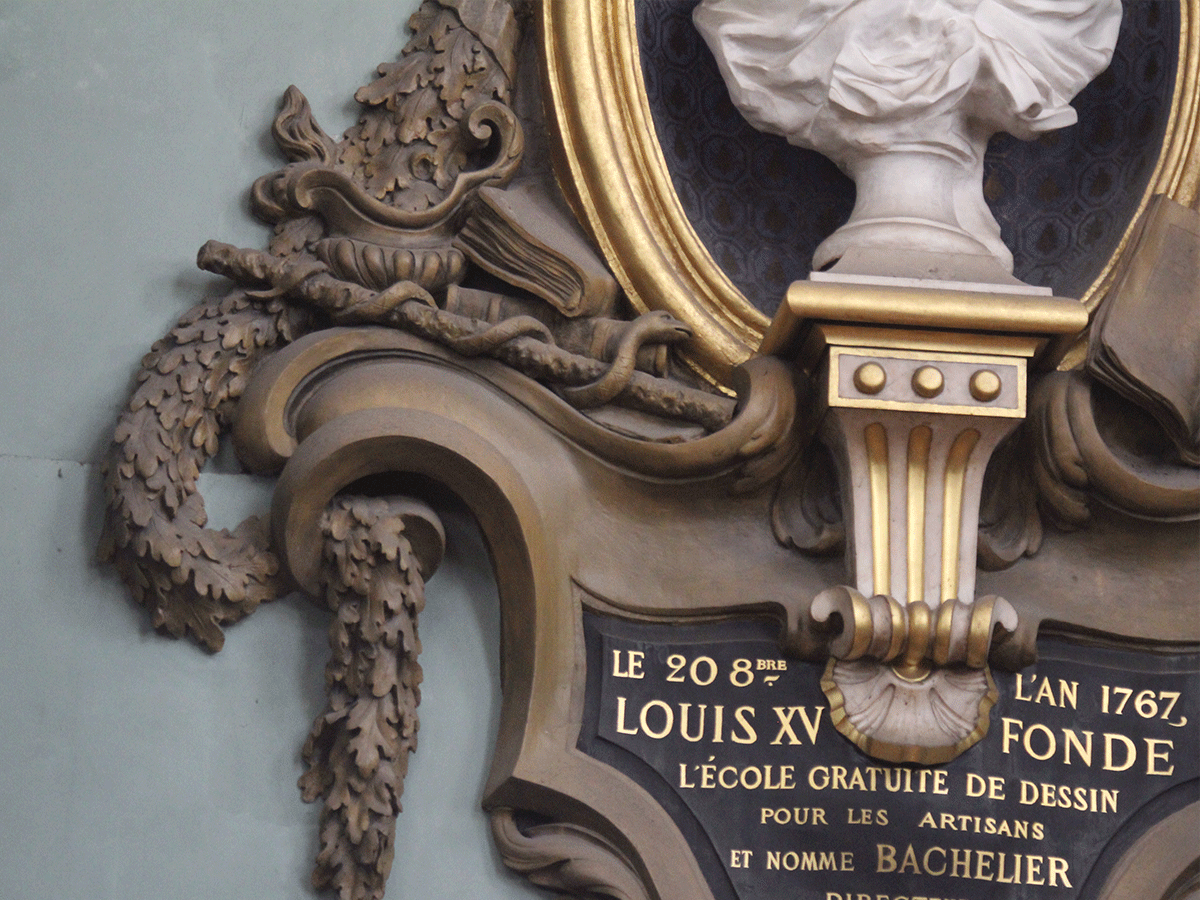 Dôme de l’ancienne Confrérie des chirurgiens, 5 rue de l'Ecole de Médecine.