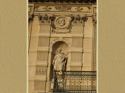 Bâtiment des Arts décoratifs, Louvre, côté jardin