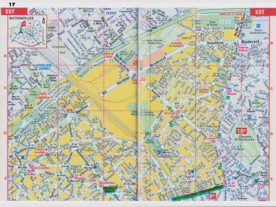 Plan du 17ème arrondissement