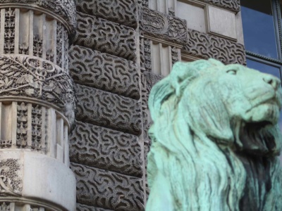 Porte des Lions, quai François Mitterrand, Louvre