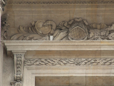 Louvre, Cour Carrée, côté rue de l'Amiral de Coligny