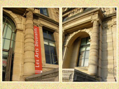 Bâtiment des Arts décoratifs, Louvre, côté jardin