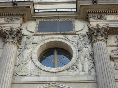 Louvre, Cour Carrée, côté rue de Rivoli