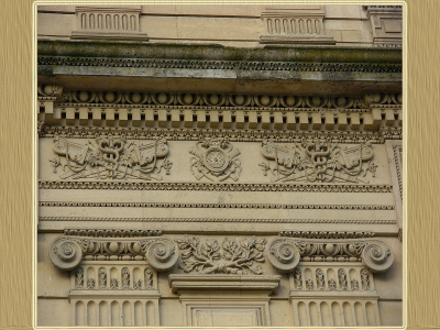 Bâtiment des Arts décoratifs, Louvre, côté jardin