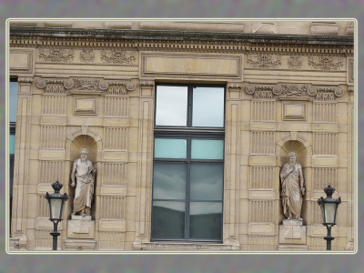 Bâtiment des Arts décoratifs, Louvre, côté jardin