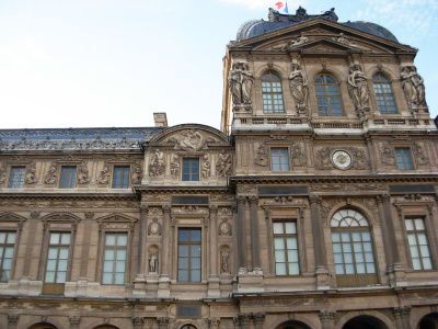 Louvre,  Cour Carrée, tour de l’Horloge