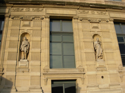 Bâtiment des Arts décoratifs, Louvre, côté jardin