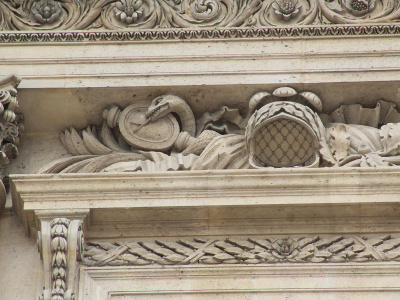 Louvre, Cour Carrée, côté rue de Rivoli