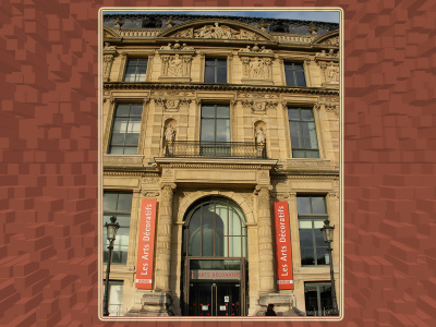 Bâtiment des Arts décoratifs, Louvre, côté jardin