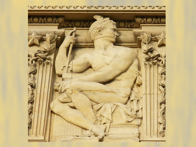  A côté du bâtiment des Arts décoratifs et bâtiment des Arts décoratifs, Louvre, côté rue de Rivoli.