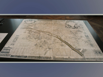 Plan de Paris - Musée Carnavalet, 23, rue de Sévigné.