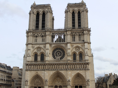 Porche central de Notre-Dame de Paris