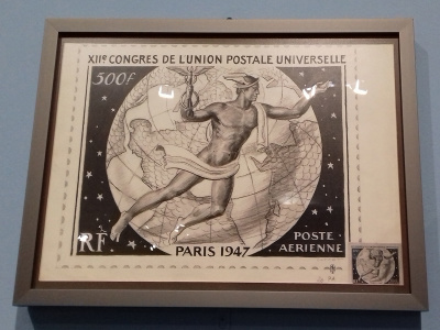 Musée de la Poste, 34 Boulevard Vaugirard.  Poste aérienne.