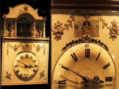  Horloge de la Forêt noire à orgue et automates.