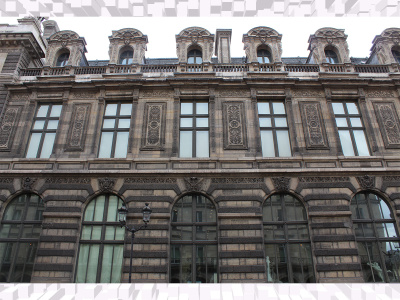 Rue de Rivoli. Entre Louvre-Rivoli et le passage Richelieu.  