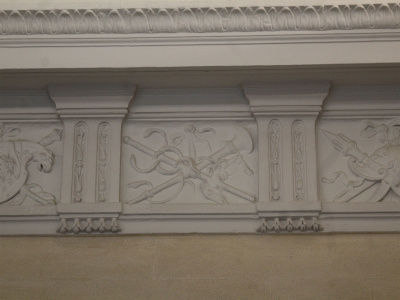 Escalier niveau 1er étage. Musée Carnavalet, 23, rue de Sévigné.