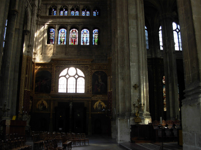 Eglise Saint-Eustache, 146 rue Rambuteau.