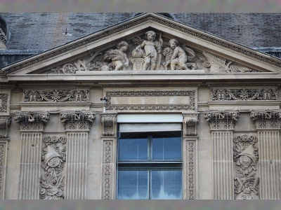 Entre le pavillon Jaujard et la porte des Lions, quai François Mitterrand, Louvre