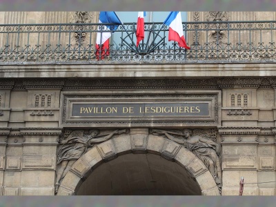 Porte de Lesdigières, Louvre, quai François Mitterrand