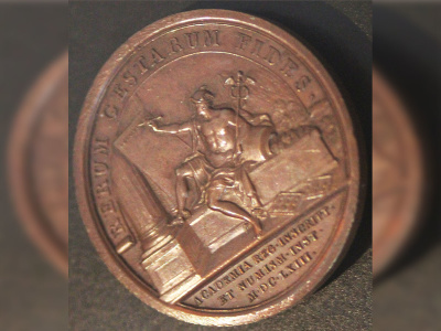 Médaille avec Mercure. Musée Carnavalet, 23, rue de Sévigné.