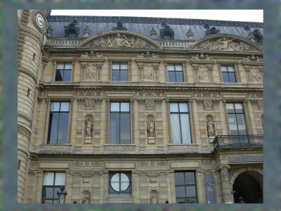 Porte des Lions, Louvre, côté jardin du Carrousel