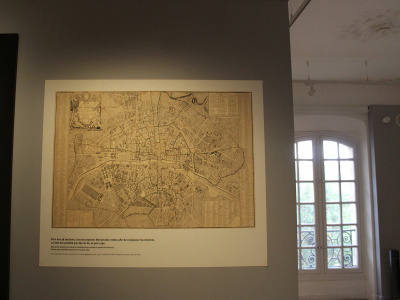 Plan des 48 sections - Musée Carnavalet, 23, rue de Sévigné.