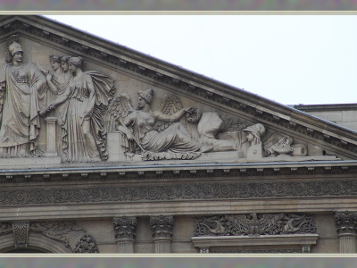 Louvre, Cour Carrée, côté quai