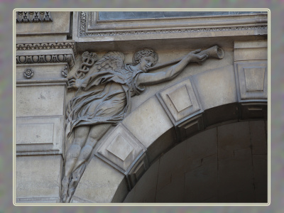 Pavillon de la Trémoïlle, Louvre, jardin du Carrousel