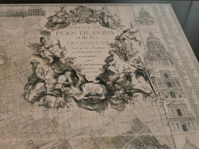 Plan de Paris - Musée Carnavalet, 23, rue de Sévigné.