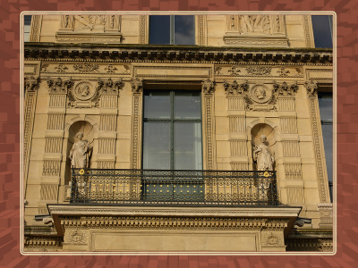 Bâtiment des Arts décoratifs, Louvre, côté jardin