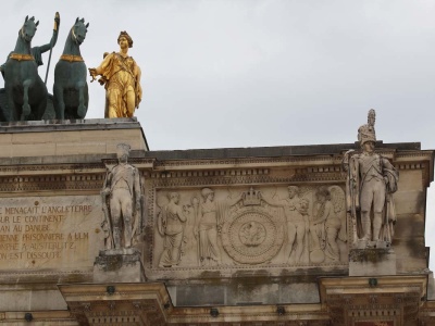 Arc de Triomphe du Carrousel, jardin du Carrousel