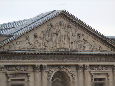 Entrée du Louvre, rue de Rivoli, Cour Carrée, Porte Marengo