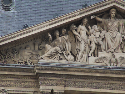 Pavillon Richelieu, cour Napoléon, Louvre