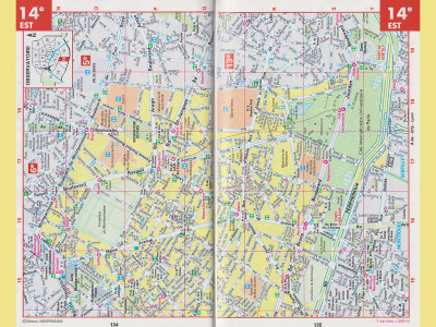 Plan du 14ème arrondissement