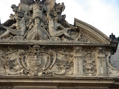 Porte des Lions, quai François Mitterrand, Louvre