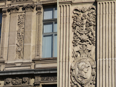 Entre la Porte des Lions et le Pavillon de la Trémoïlle, quai François Mitterrand