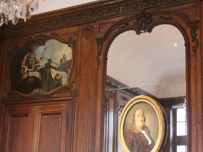 Boiseries d’un salon de l’Hôtel Brûlant de Sillery. Musée Carnavalet, 23 rue de Sévigné.