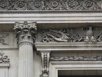 Louvre, Cour Carrée, côté rue de l'Amiral de Coligny