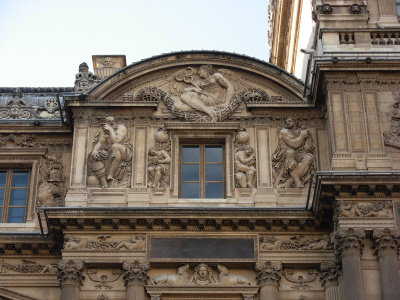 Louvre,  Cour Carrée, tour de l’Horloge