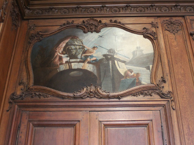 Boiseries d’un salon de l’Hôtel Brûlant de Sillery. Musée Carnavalet, 23 rue de Sévigné.