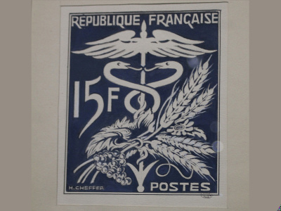 Musée de la Poste, 34 Boulevard Vaugirard. Marianne.