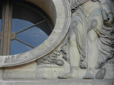 Louvre, Cour Carrée, côté rue de Rivoli