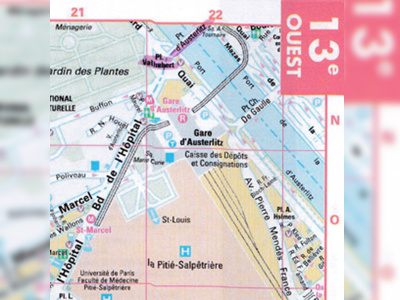 Plan du 13ème arrondissement