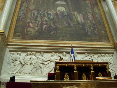 L'Assemblée Nationale ou Palais Bourbon     