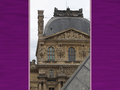 Pavillon Richelieu, cour Napoléon, Louvre