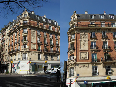 Angle rue Vouillé et angle rue Brancion et 21 rue Vouillé