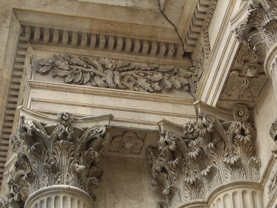 Louvre, Cour Carrée, côté rue de l'Amiral de Coligny